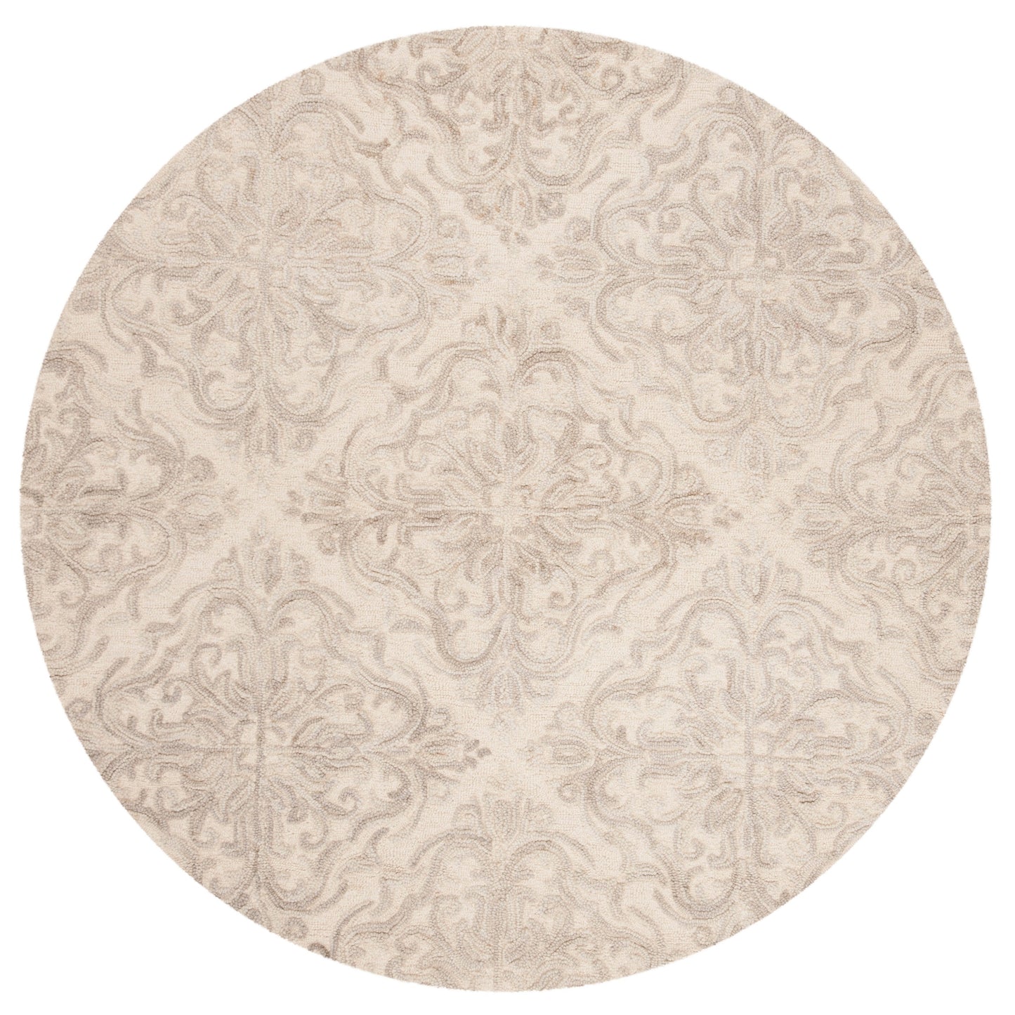 Tapis en laine moderne à motif floral Gertrida fait main SAFAVIEH