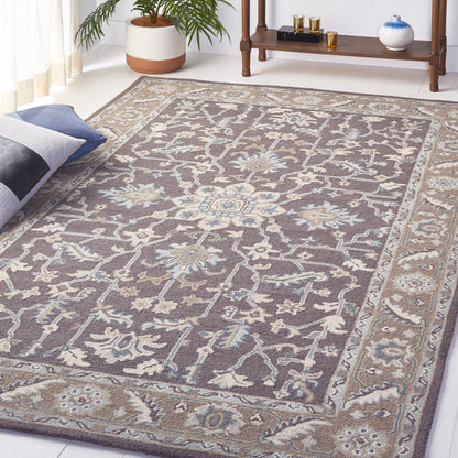 Tapis en laine moderne à motif floral SAFAVIEH fait main Blossom Gulperi