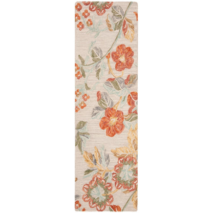 Tapis en laine moderne à motif floral SAFAVIEH fait main Blossom Hysnije