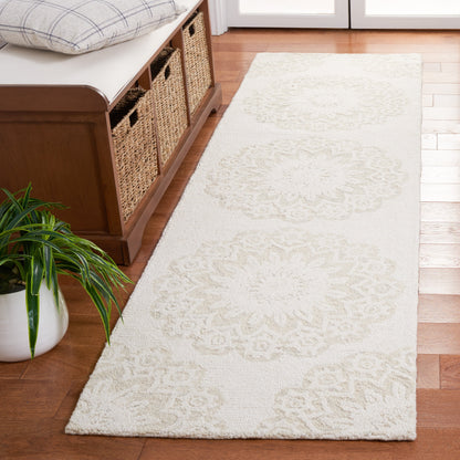 Tapis en laine SAFAVIEH Blossom Oriella fait main, motif floral moderne