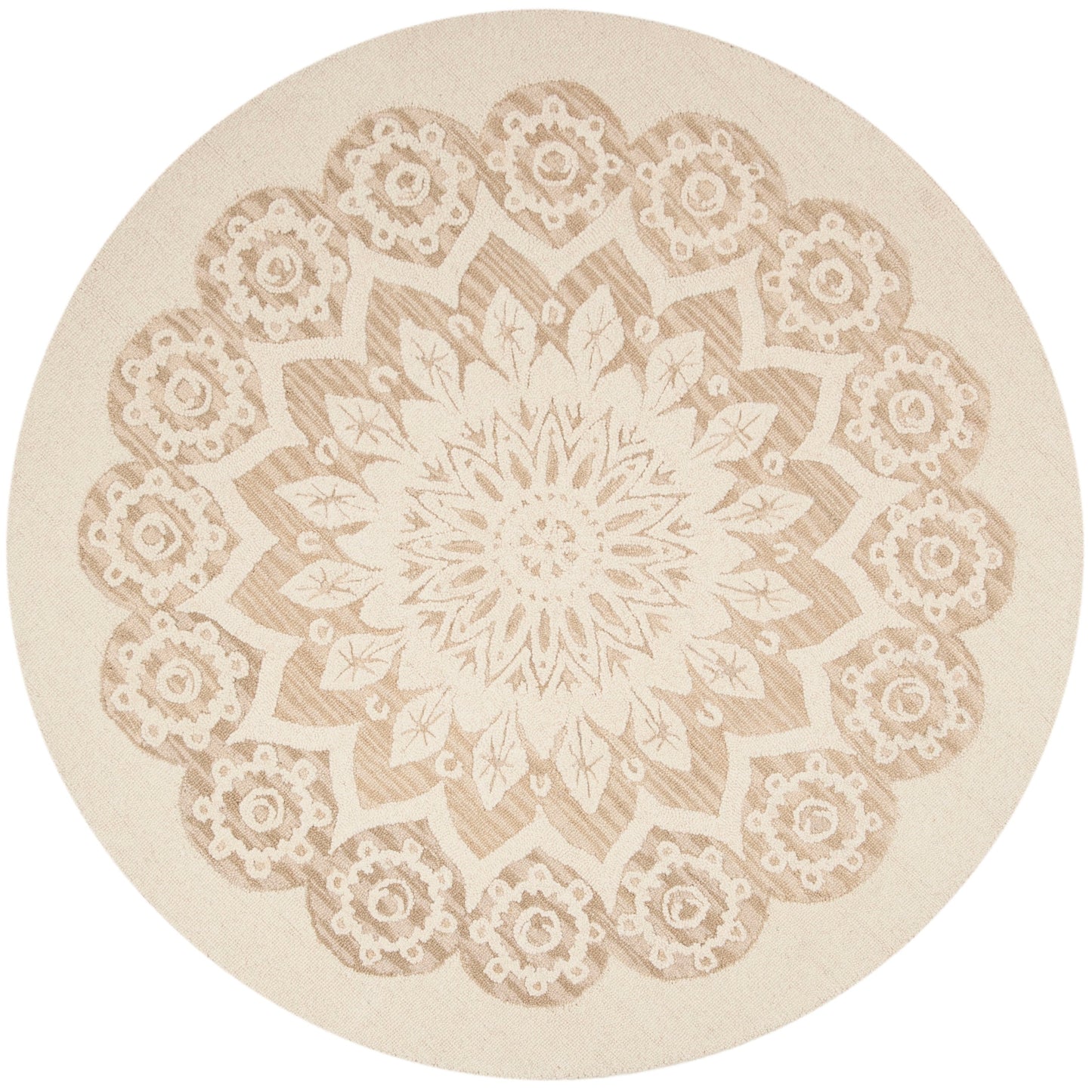 Tapis en laine SAFAVIEH Blossom Oriella fait main, motif floral moderne