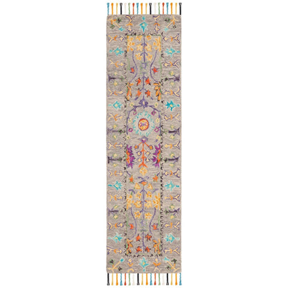 Tapis en laine moderne à motif floral Takuko fait main SAFAVIEH
