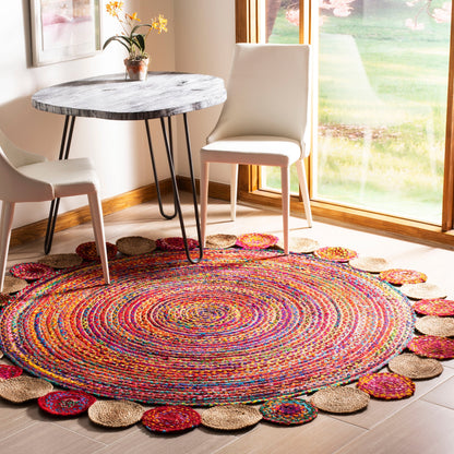 Tapis en jute côtier SAFAVIEH fait main, style Cape Cod Diora