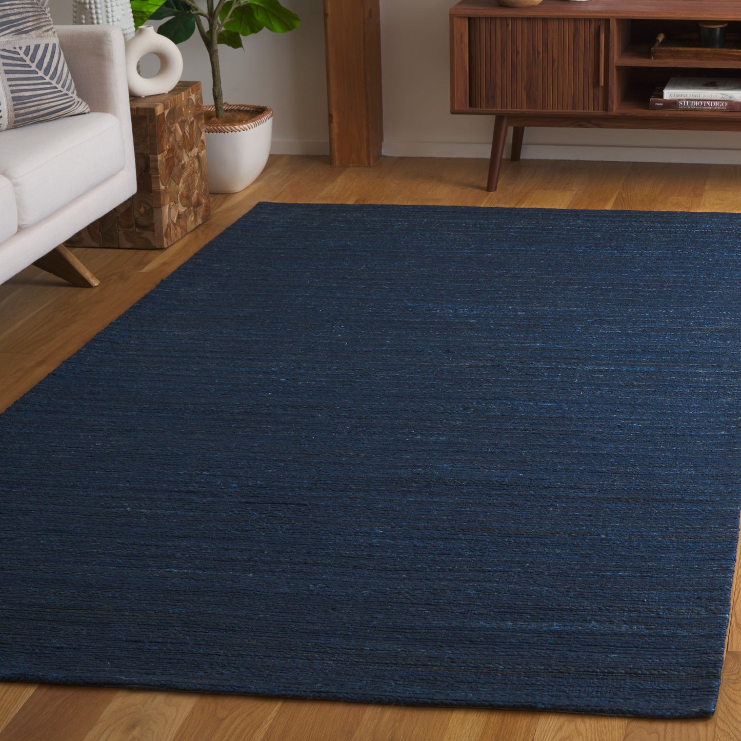 Tapis de mer Snezanka en jute, fait main, style Cape Cod, par SAFAVIEH