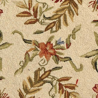 Tapis en laine SAFAVIEH Chelsea Asmaa fait main, motif coq, style campagne française