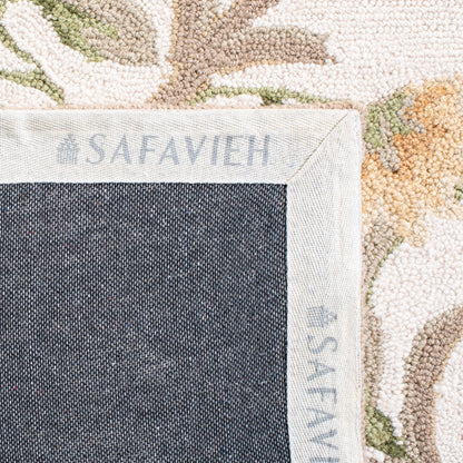 SAFAVIEH Fait main Chelsea Jacomine Laine à motif floral champêtre français