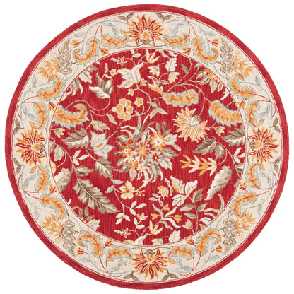 Tapis en laine SAFAVIEH fait main Chelsea Malda style campagne française à motifs floraux