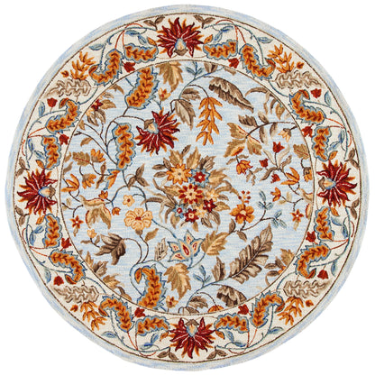 Tapis en laine SAFAVIEH fait main Chelsea Malda style campagne française à motifs floraux