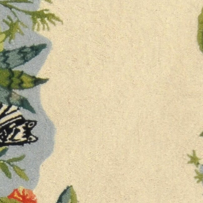 Tapis en laine Chelsea Margrieta fait main SAFAVIEH, style campagne française