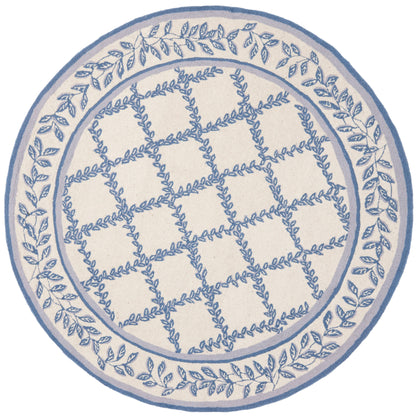 Tapis en laine SAFAVIEH Chelsea Sunstripe Trellis fait main, style campagne française