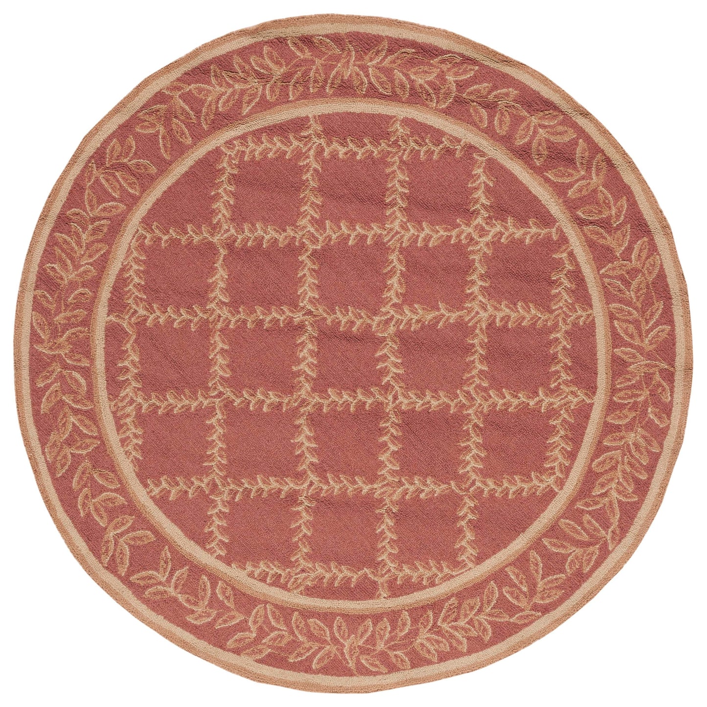 Tapis en laine SAFAVIEH Chelsea Sunstripe Trellis fait main, style campagne française