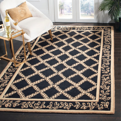 Tapis en laine SAFAVIEH Chelsea Sunstripe Trellis fait main, style campagne française