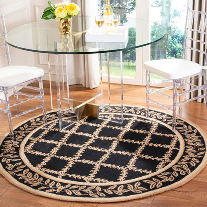 Tapis en laine SAFAVIEH Chelsea Sunstripe Trellis fait main, style campagne française