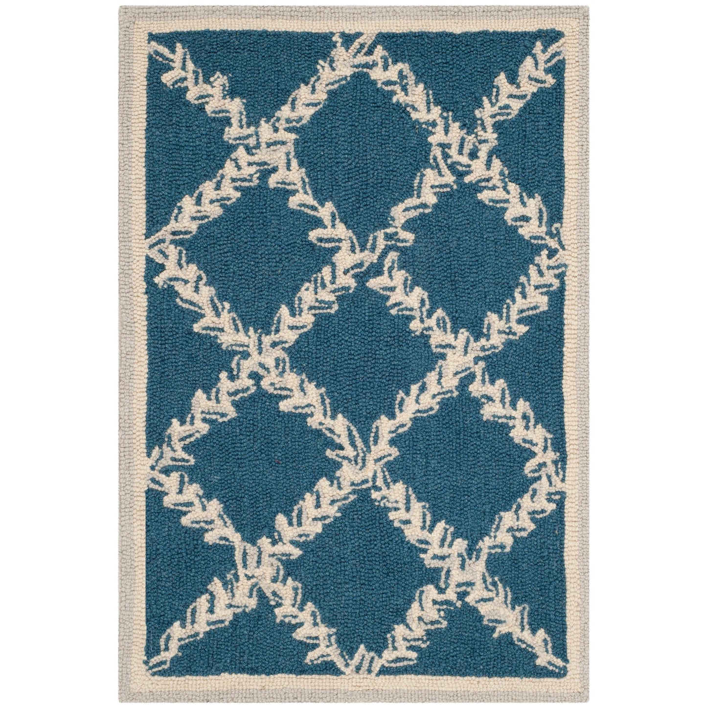Tapis en laine SAFAVIEH Chelsea Sunstripe Trellis fait main, style campagne française
