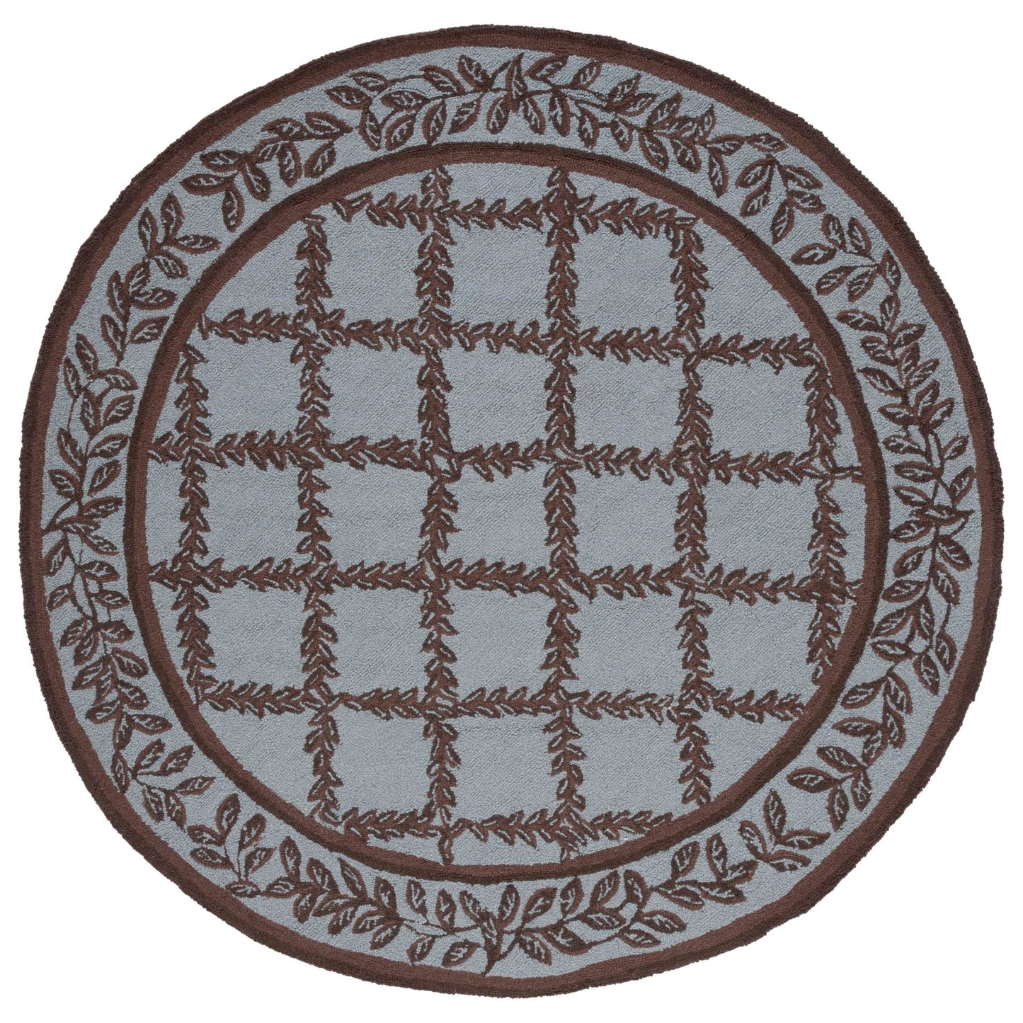 Tapis en laine SAFAVIEH Chelsea Sunstripe Trellis fait main, style campagne française