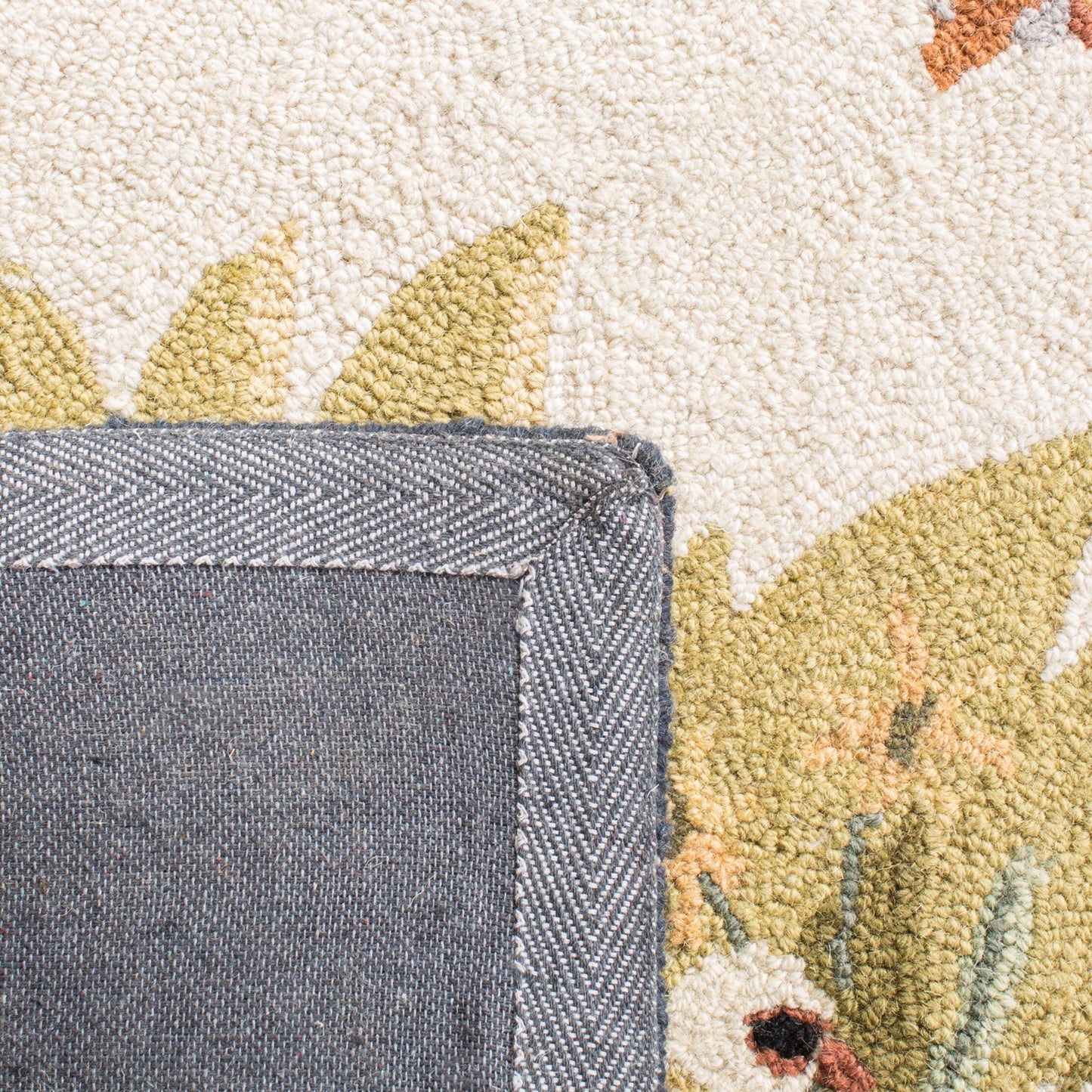 Tapis en laine SAFAVIEH fait main Chelsea Yauheniya motif coq de campagne française