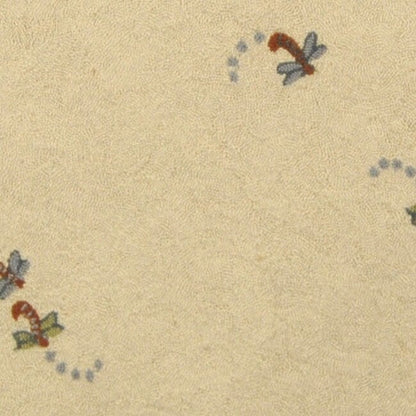 Tapis en laine SAFAVIEH fait main Chelsea Yauheniya motif coq de campagne française