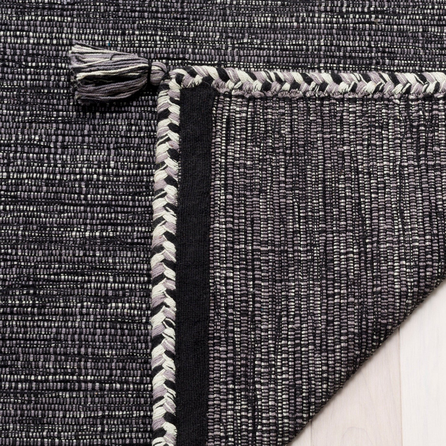 Tapis décontracté en coton tissé à plat SAFAVIEH Montauk Jahi à carreaux, fait main