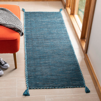 Tapis décontracté en coton tissé à plat SAFAVIEH Montauk Jahi à carreaux, fait main