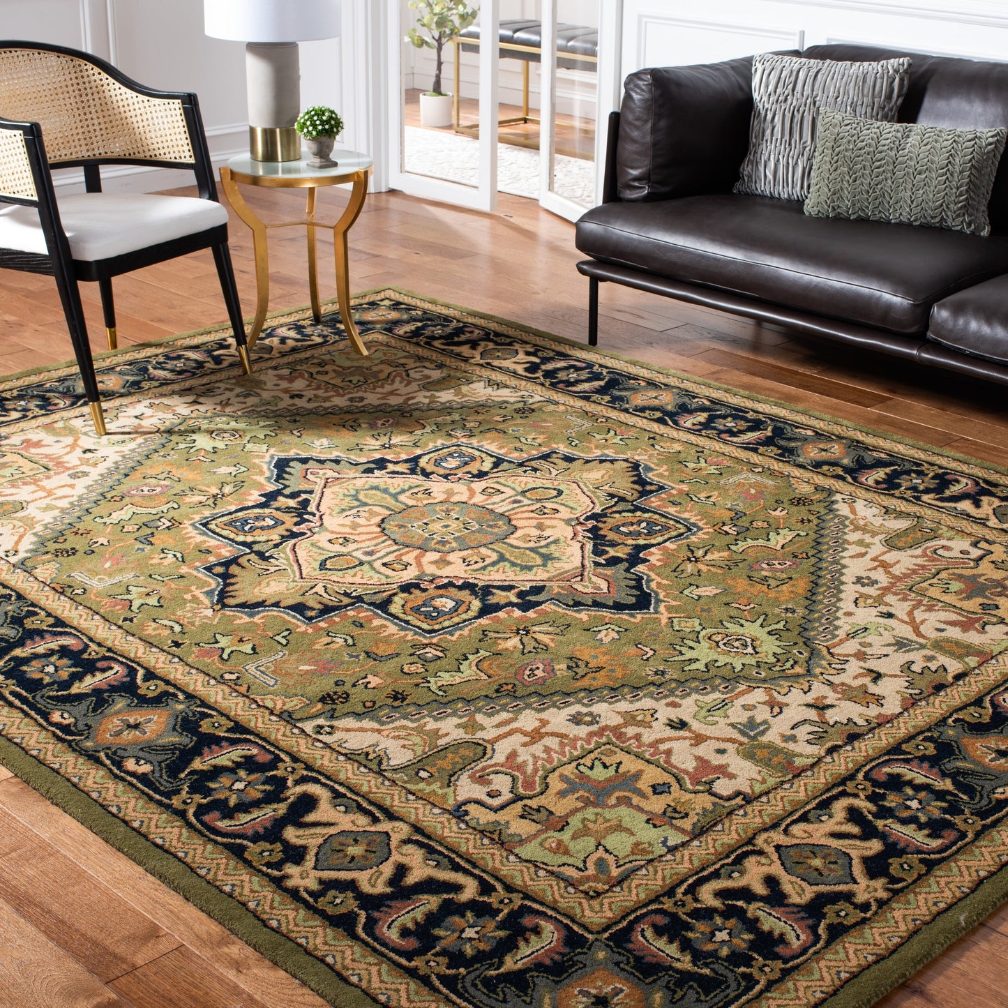 Tapis oriental traditionnel en laine SAFAVIEH fait main, héritage Carrol