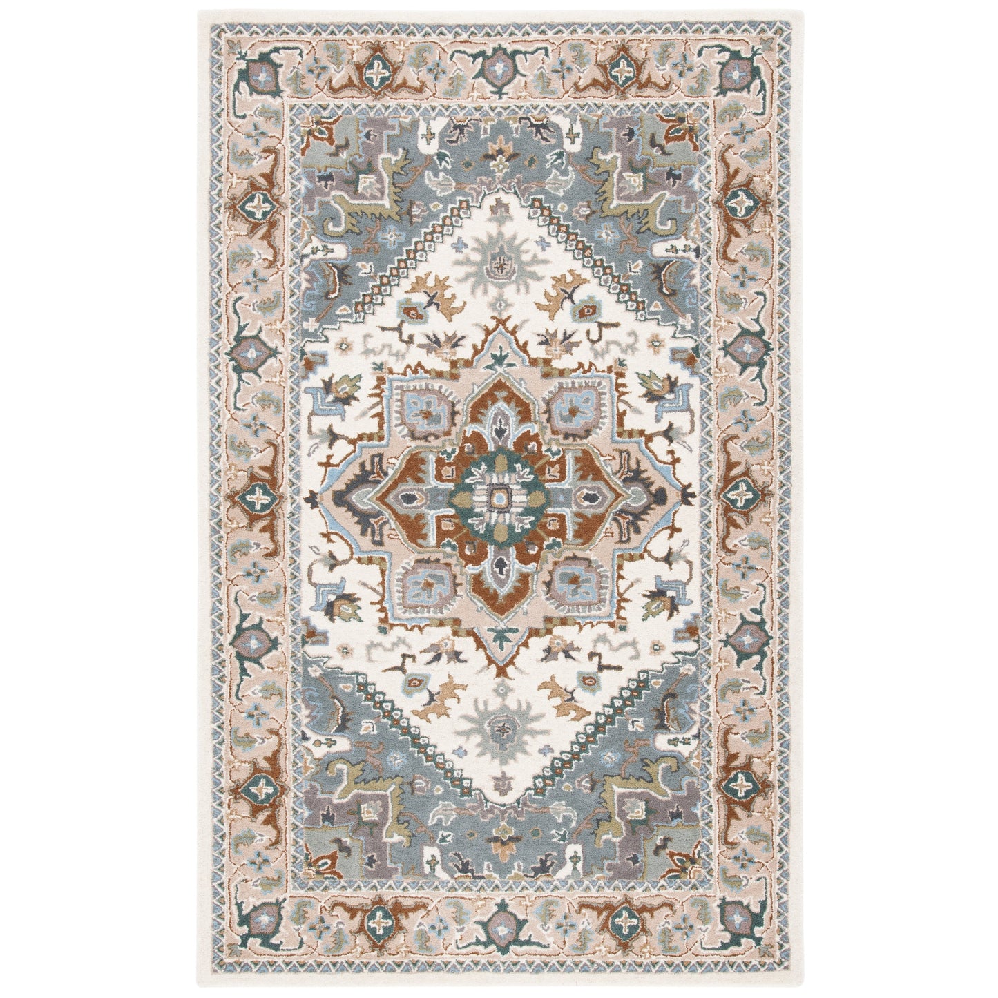 Tapis oriental traditionnel en laine SAFAVIEH fait main, héritage Carrol