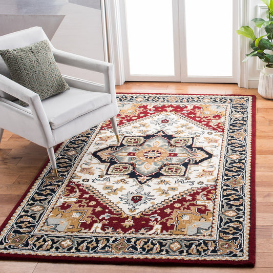 Tapis oriental traditionnel en laine SAFAVIEH fait main, héritage Carrol