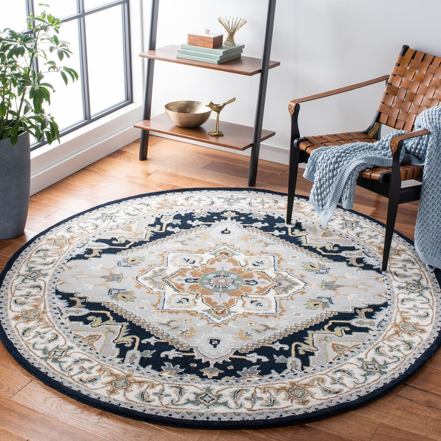 Tapis oriental traditionnel en laine SAFAVIEH fait main, héritage Carrol