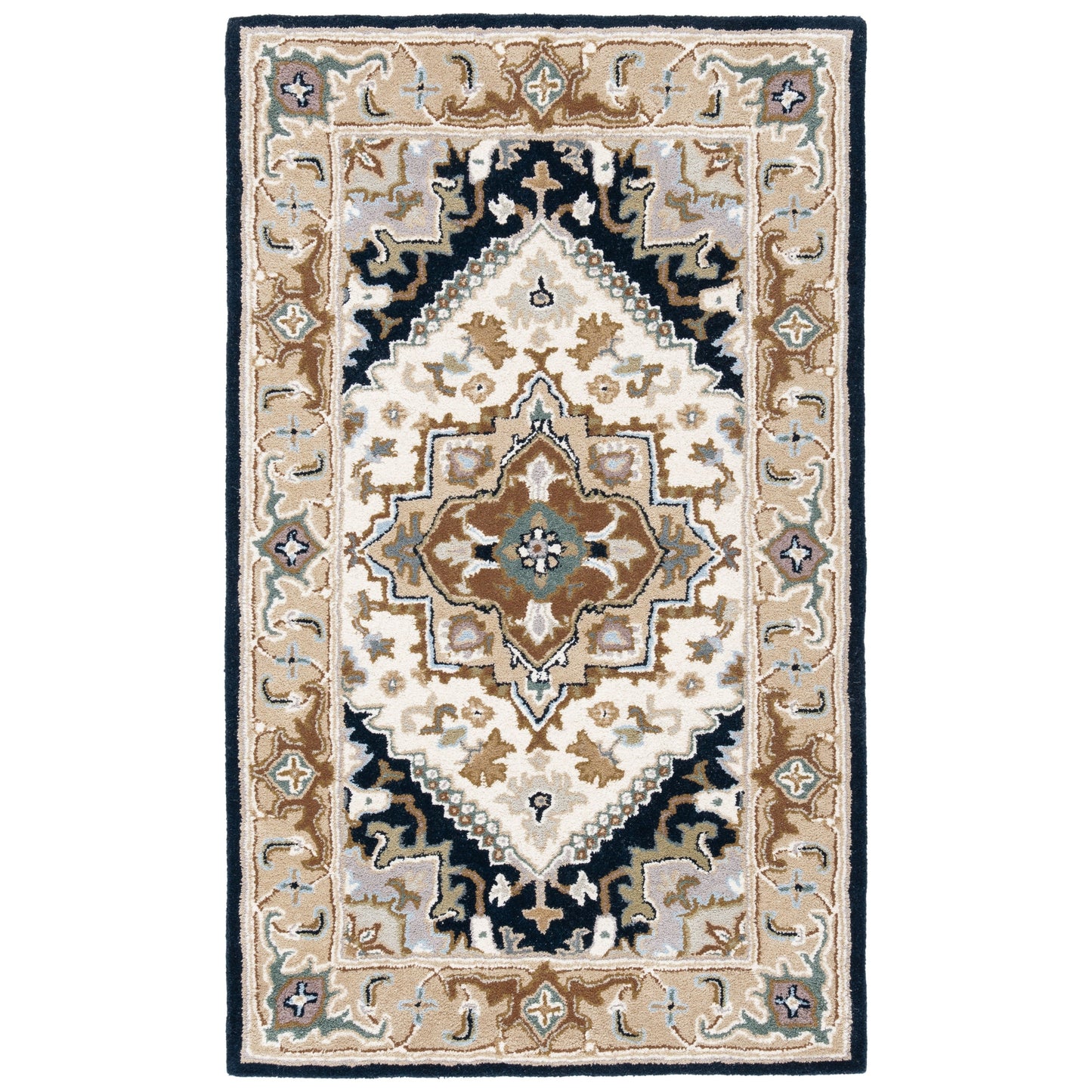 Tapis oriental traditionnel en laine SAFAVIEH fait main, héritage Carrol