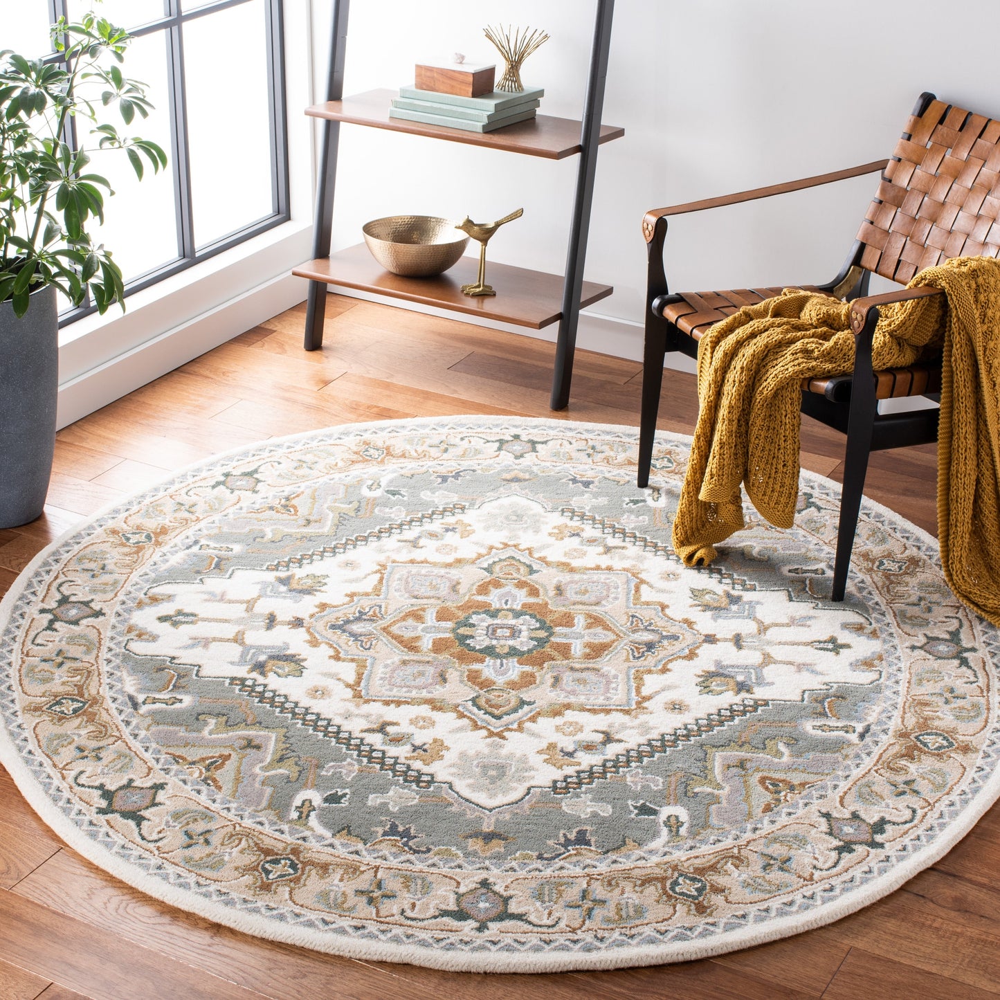 Tapis oriental traditionnel en laine SAFAVIEH fait main, héritage Carrol