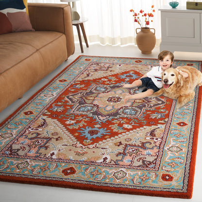 Tapis oriental traditionnel en laine SAFAVIEH fait main, héritage Carrol