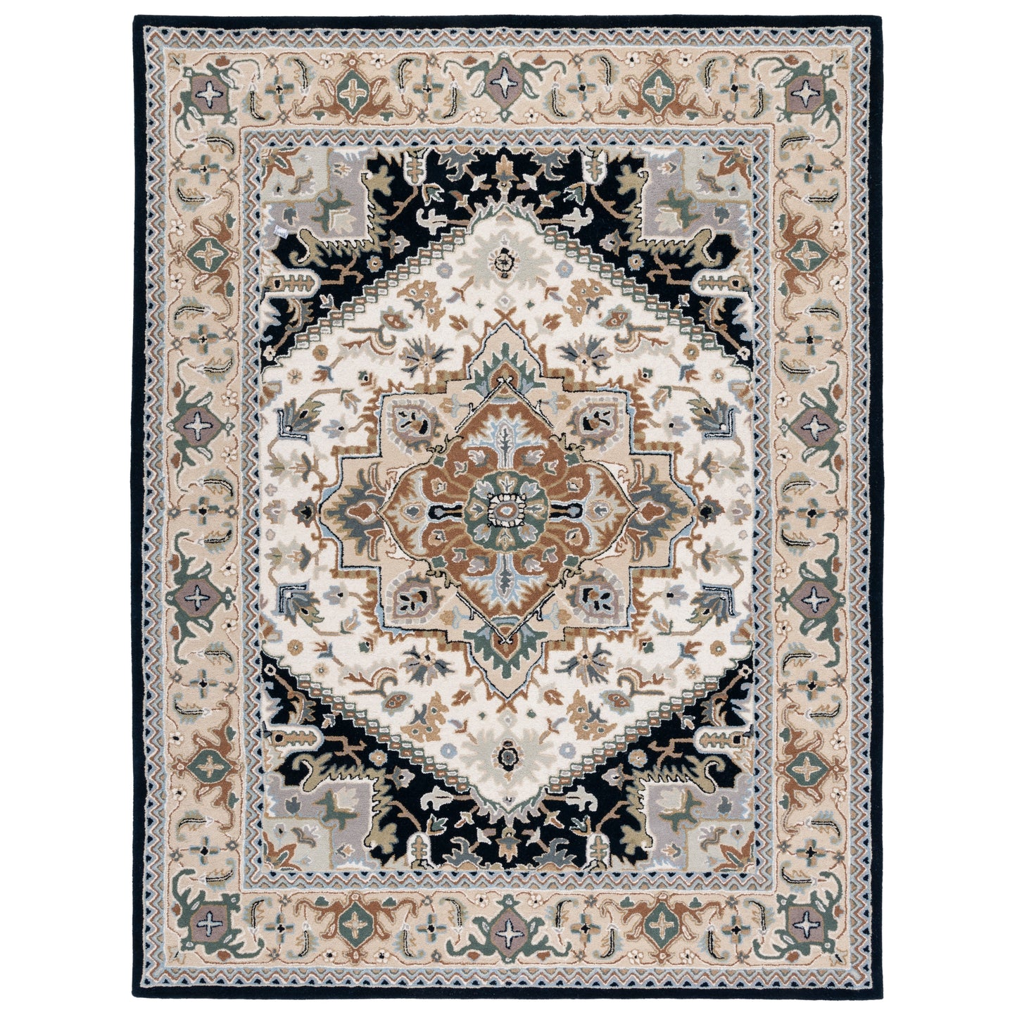 Tapis oriental traditionnel en laine SAFAVIEH fait main, héritage Carrol