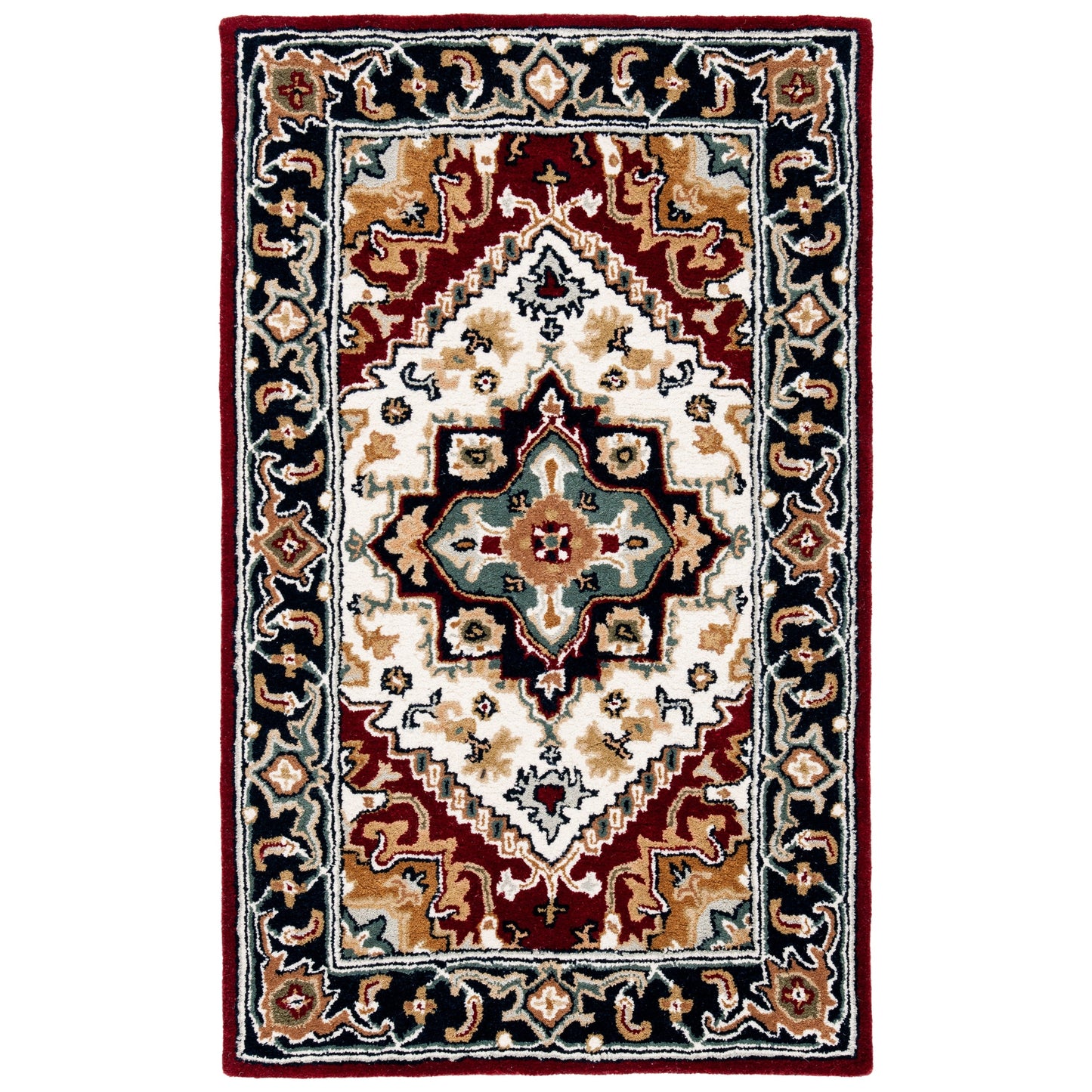 Tapis oriental traditionnel en laine SAFAVIEH fait main, héritage Carrol