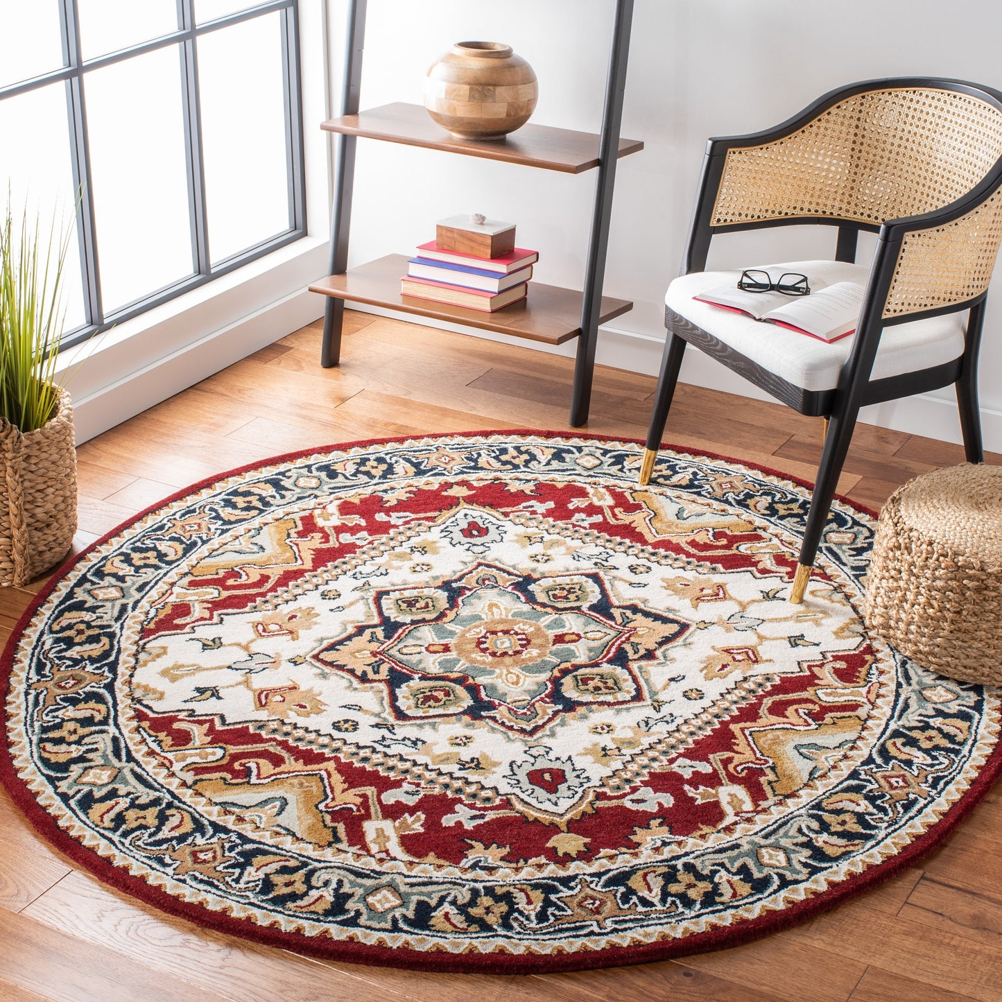 Tapis oriental traditionnel en laine SAFAVIEH fait main, héritage Carrol