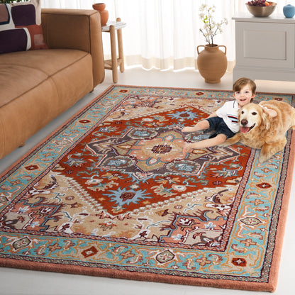 Tapis oriental traditionnel en laine SAFAVIEH fait main, héritage Carrol