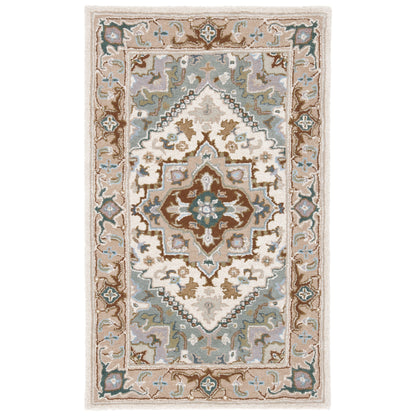 Tapis oriental traditionnel en laine SAFAVIEH fait main, héritage Carrol