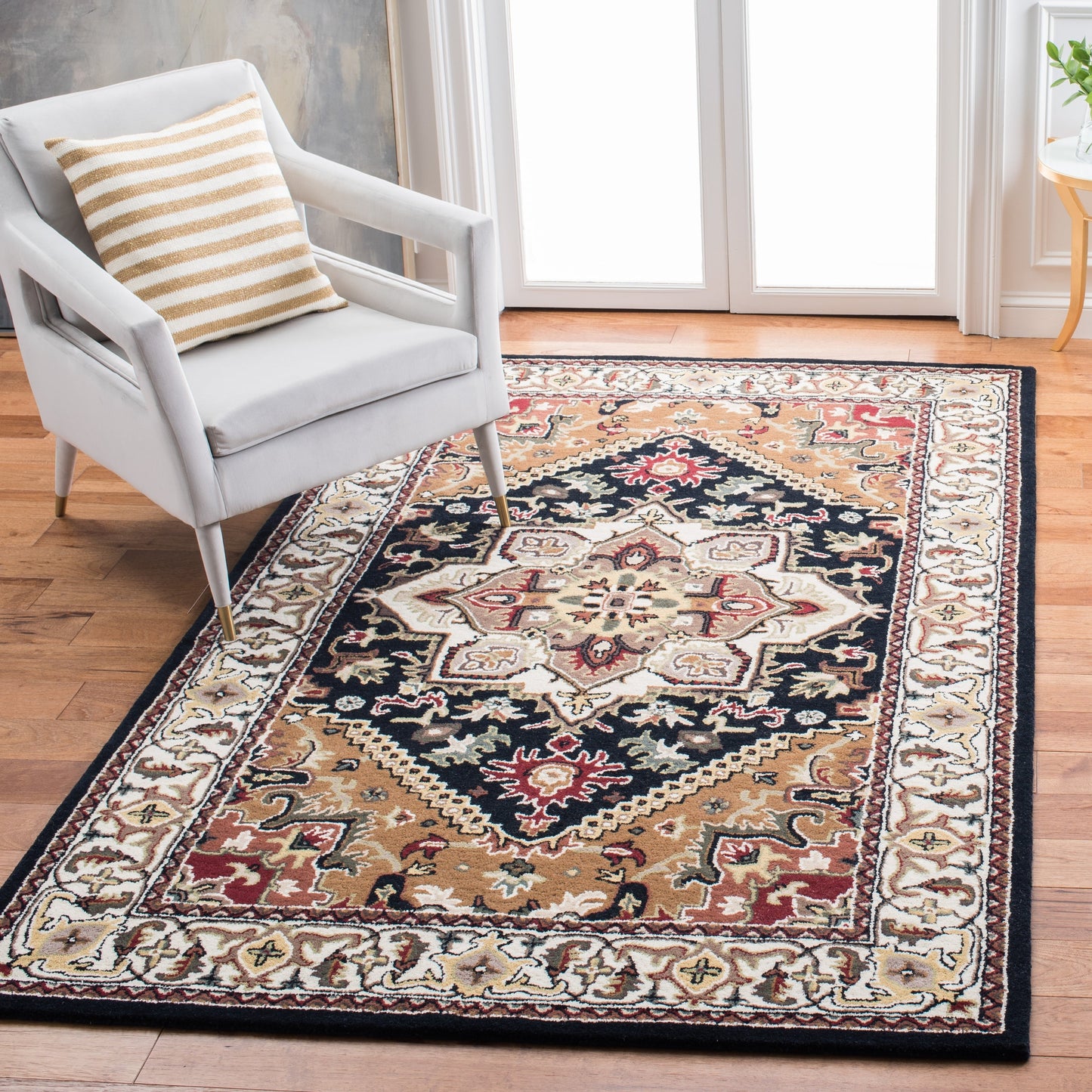 Tapis oriental traditionnel en laine SAFAVIEH fait main, héritage Carrol