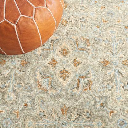 Tapis traditionnel en laine damassée SAFAVIEH, fait main.