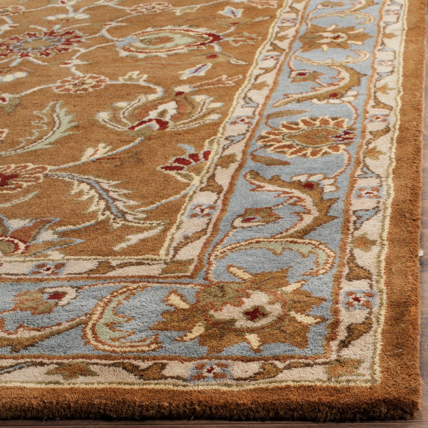 Tapis oriental traditionnel en laine SAFAVIEH fait main, héritage de la pleine floraison