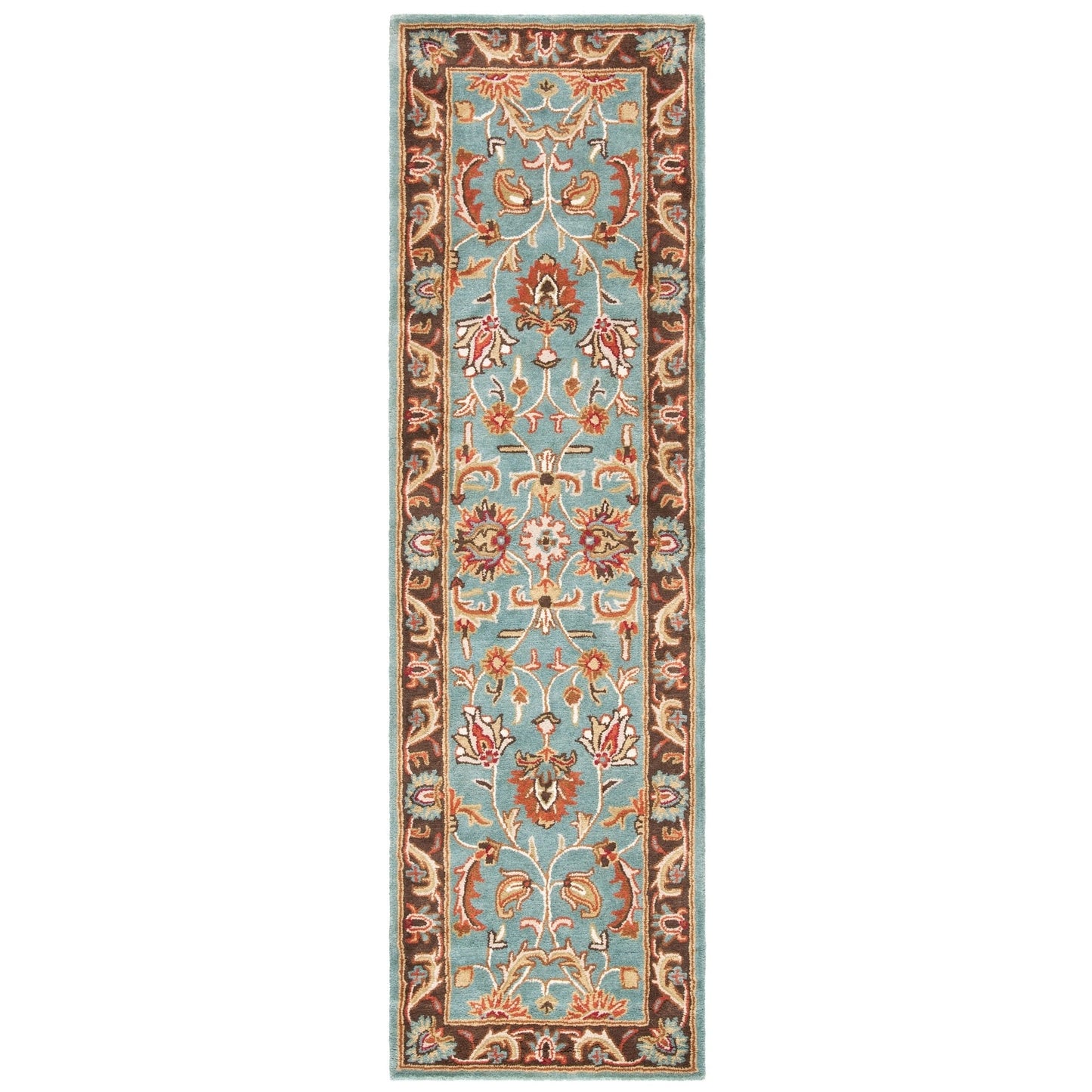 Tapis oriental traditionnel en laine SAFAVIEH fait main, héritage de la pleine floraison