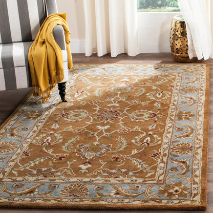 Tapis oriental traditionnel en laine SAFAVIEH fait main, héritage de la pleine floraison