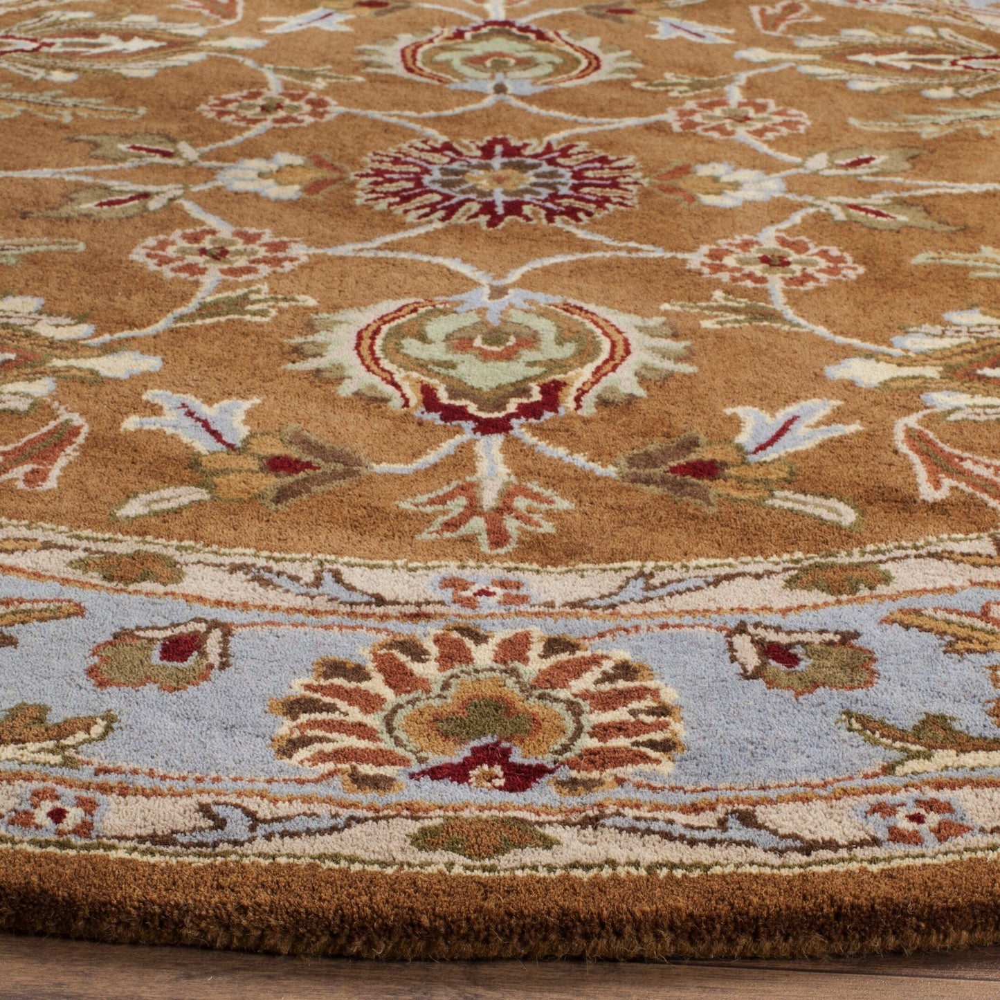 Tapis oriental traditionnel en laine SAFAVIEH fait main, héritage de la pleine floraison