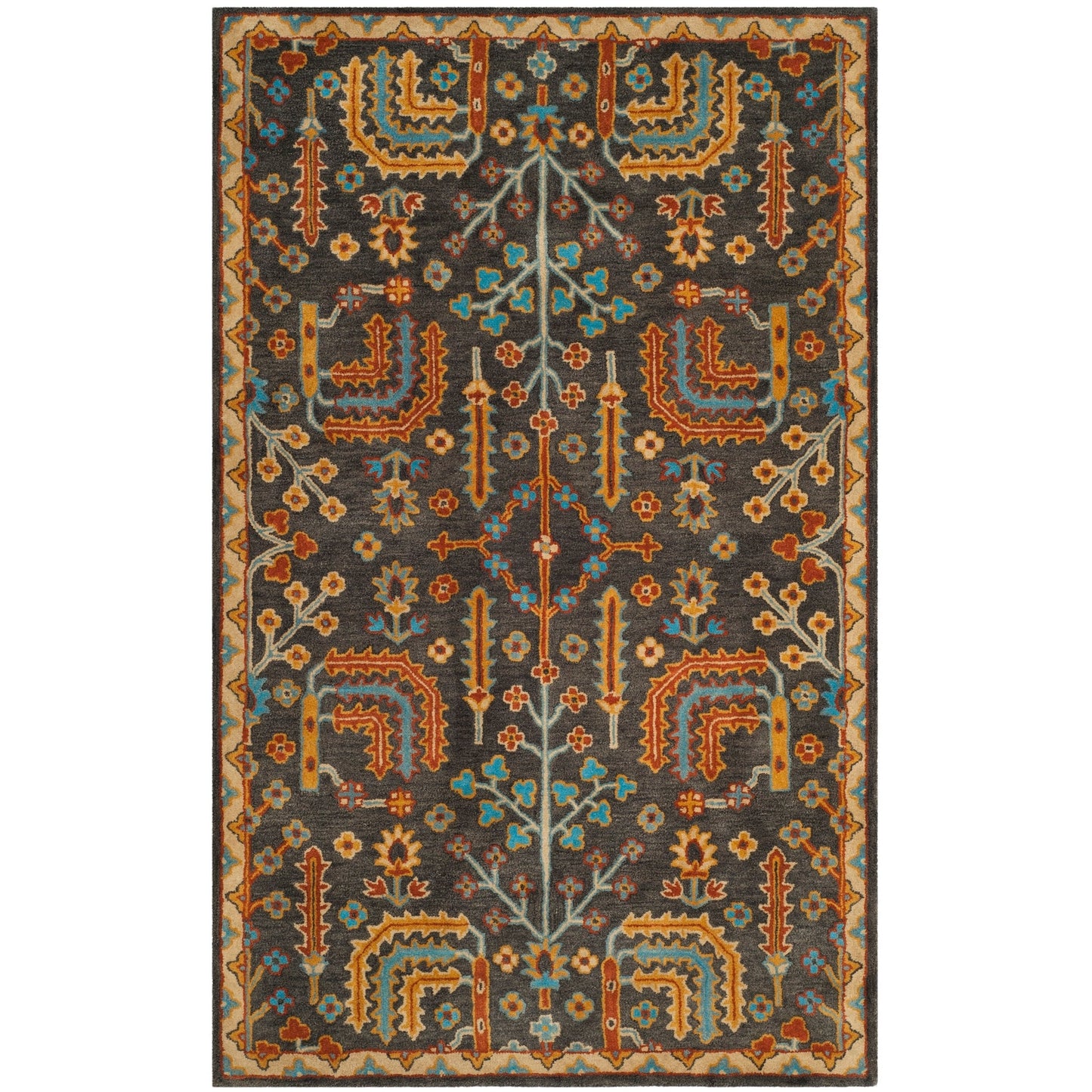 Tapis oriental traditionnel en laine SAFAVIEH fait main, voyage au cœur du patrimoine