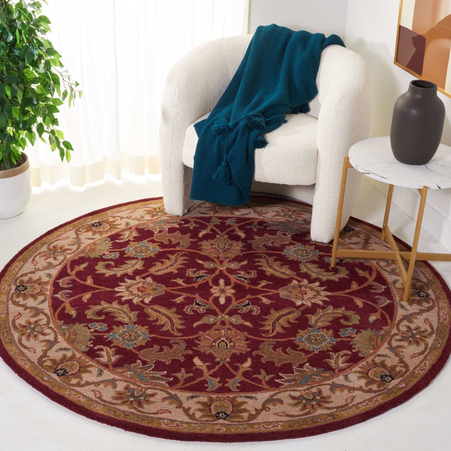 Tapis oriental traditionnel en laine SAFAVIEH fait main, héritage du lion