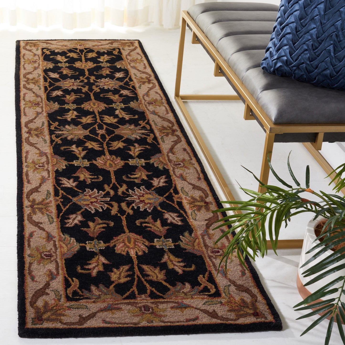 Tapis oriental traditionnel en laine SAFAVIEH fait main, héritage du lion