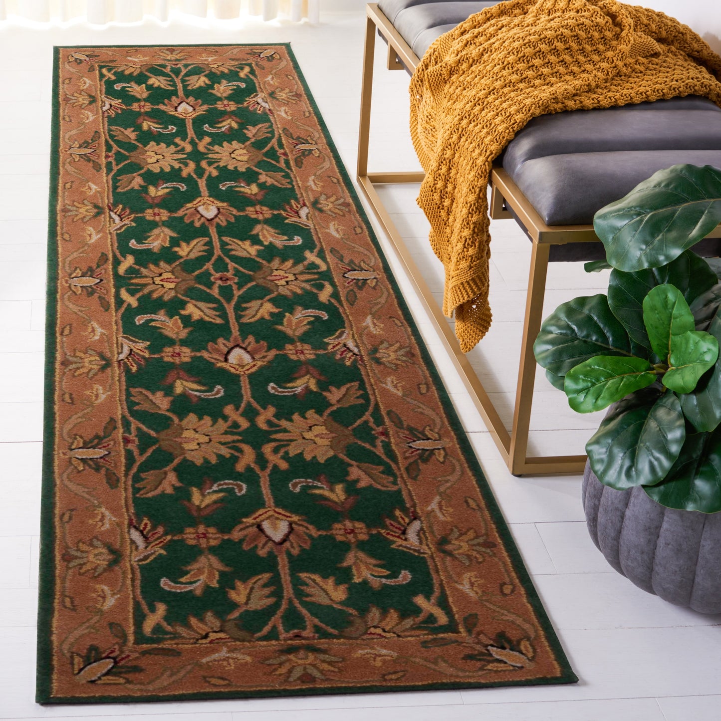 Tapis oriental traditionnel en laine SAFAVIEH fait main, héritage du lion