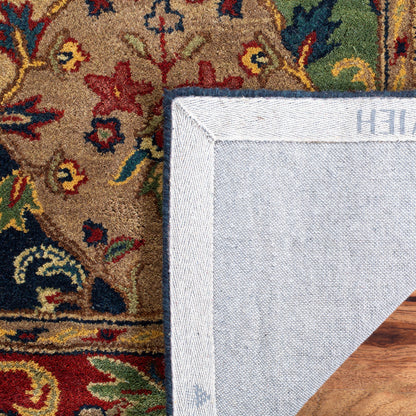 Tapis oriental traditionnel en laine SAFAVIEH fait main, motif reptiles.