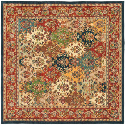 Tapis oriental traditionnel en laine SAFAVIEH fait main, motif reptiles.