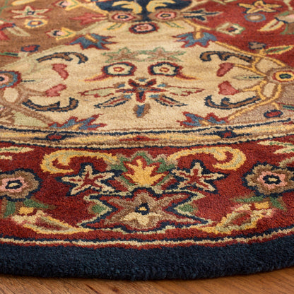 Tapis oriental traditionnel en laine SAFAVIEH fait main, motif reptiles.