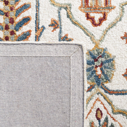 Tapis en laine à motif floral Snjolaug fait main SAFAVIEH Heritage