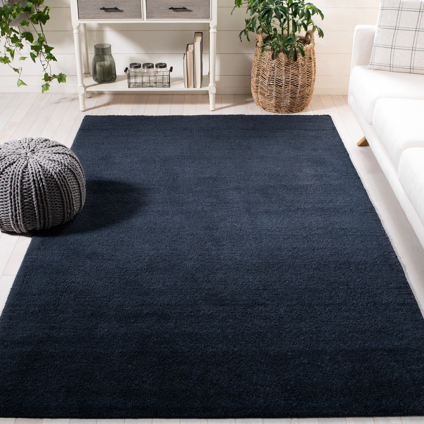 Tapis moderne en laine à carreaux tissés à la main SAFAVIEH Himalaya